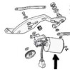 Moteur d'essuie-glace - 500 F/L/R/F Jardinière (1968 - 1975)