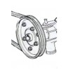 Pulley of water pump - 850 100GBC/GBS