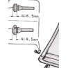 Tampon de capot Ar - 600D (la pièce - 4 nécessaire)