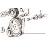 Gear of crankshaft - Fiat 124 Spider 1977--1985 - 128 all