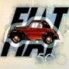 Linnenkap met ruit en compleet chassis grijs - Fiat 500 N 