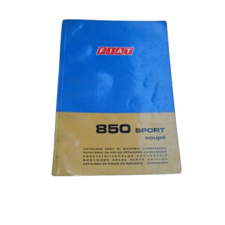 Body panel spare parts catalogue - Fiat 850 Coupe Sport