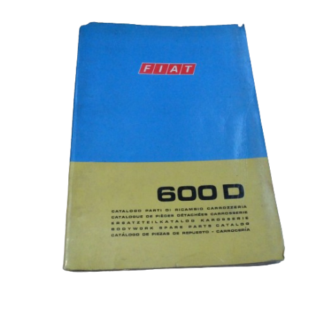 Body panel spare parts catalogue - Fiat 850 Berline