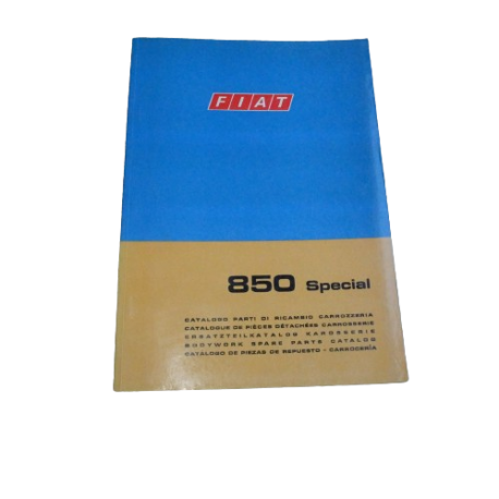 Body panel spare parts catalogue - Fiat 850 Berline