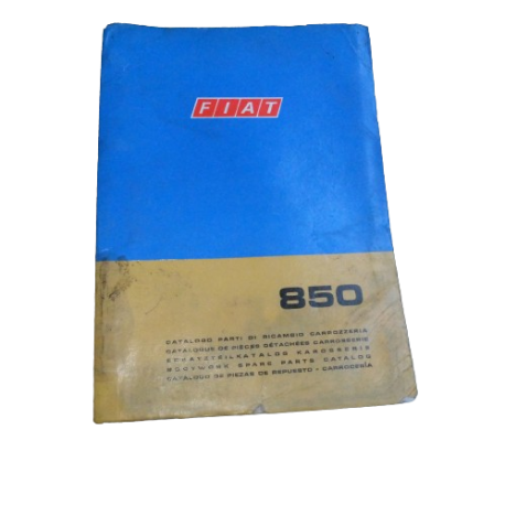 Body panel spare parts catalogue - Fiat 850 Berline